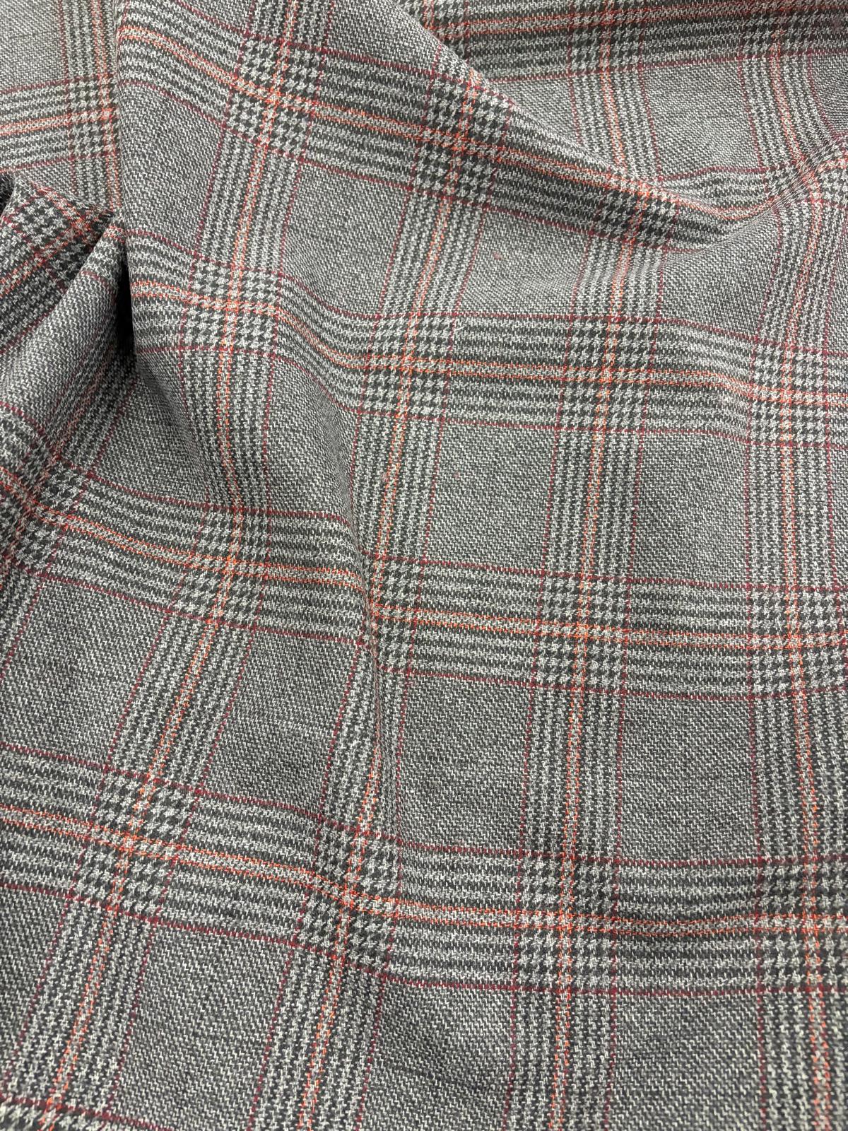 DRACO 063 houndstooth shetland wool tweed