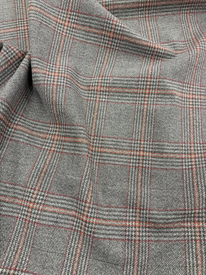 DRACO 063 houndstooth shetland wool tweed