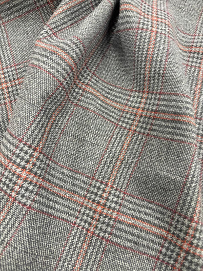 DRACO 063 houndstooth shetland wool tweed