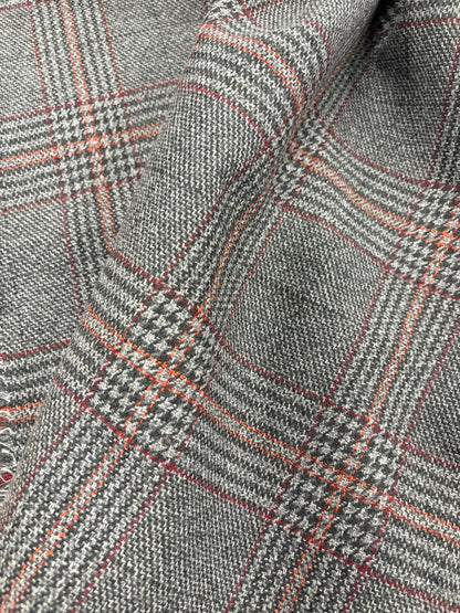 DRACO 063 houndstooth shetland wool tweed