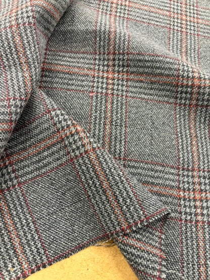 DRACO 063 houndstooth shetland wool tweed