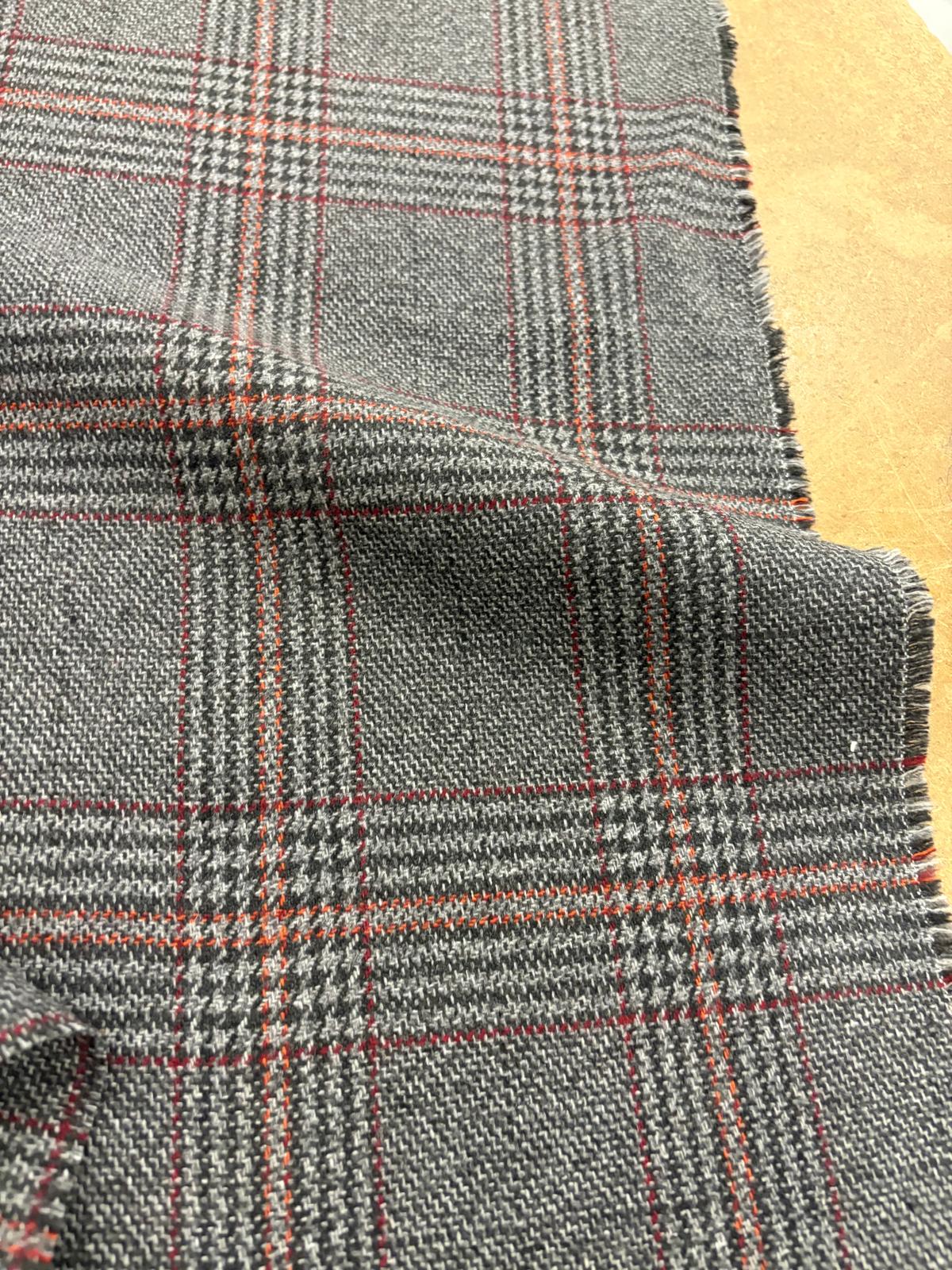 DRACO 063 houndstooth shetland wool tweed