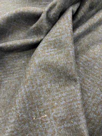 DRACO 064 black&blue check heavyweight wool jersey