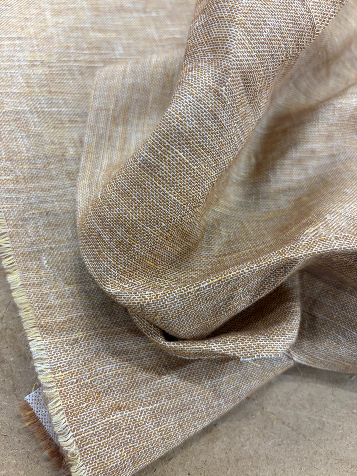 DRACO 071 mustard cotton tweed