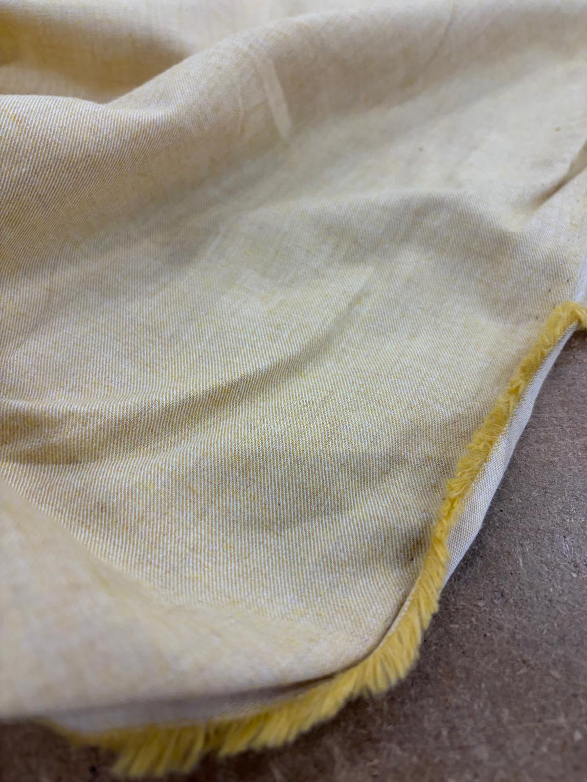 DRACO 072 warm yellow cotton shirting twill