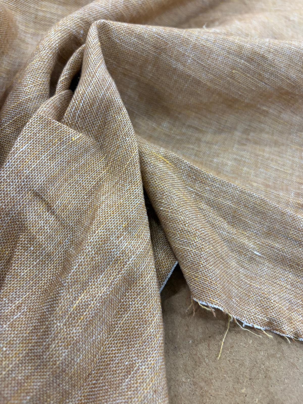 DRACO 071 mustard cotton tweed