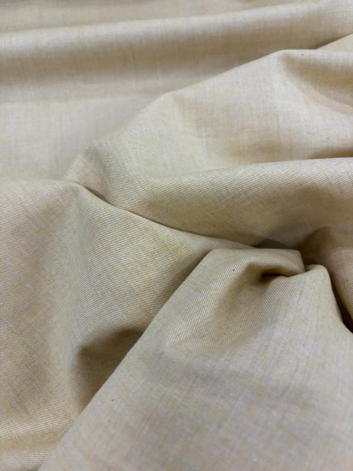 DRACO 072 warm yellow cotton shirting twill
