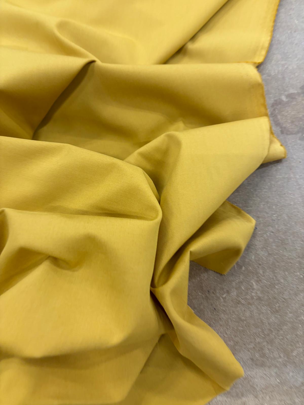 DRACO 073 warm yellow cotton poplin