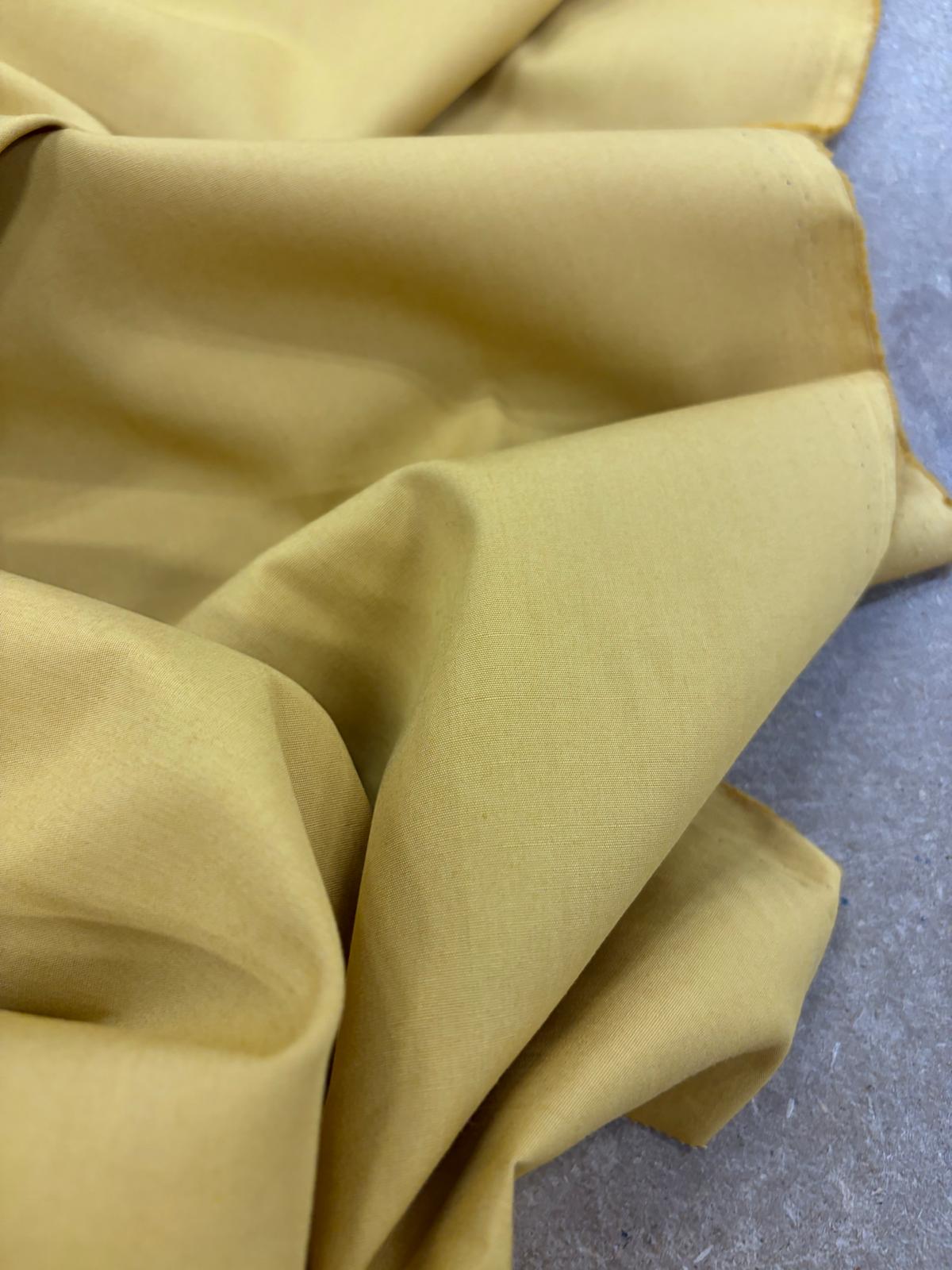 DRACO 073 warm yellow cotton poplin