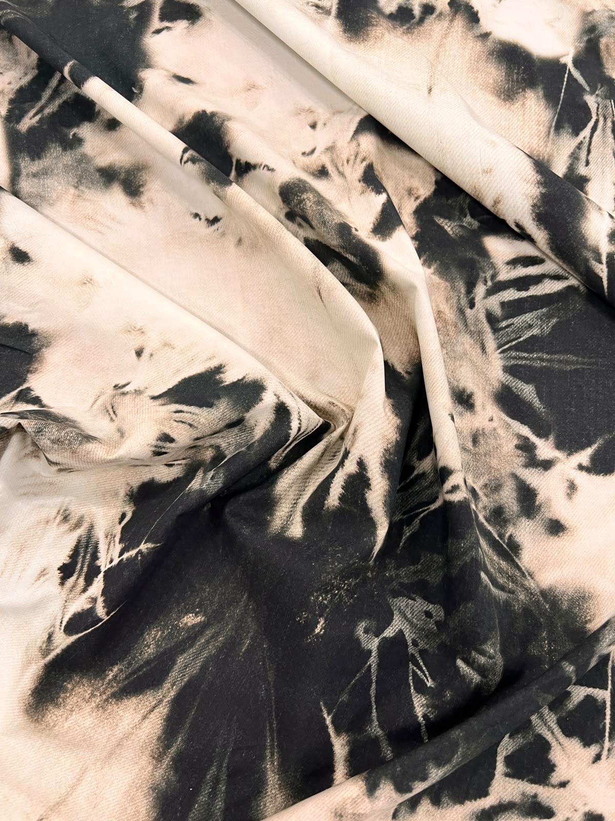URI 006 AOP tie-dye cotton poplin