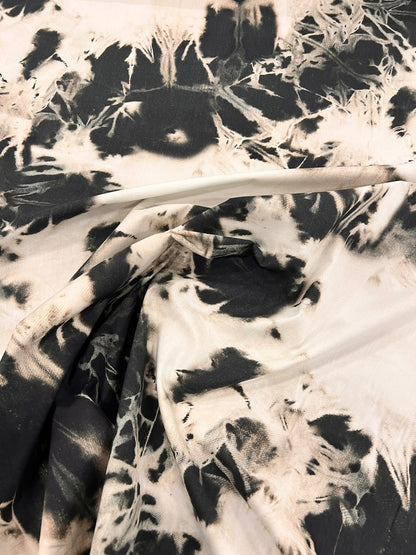 URI 006 AOP tie-dye cotton poplin