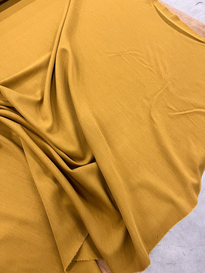 URI 010 mustard wool blended drape