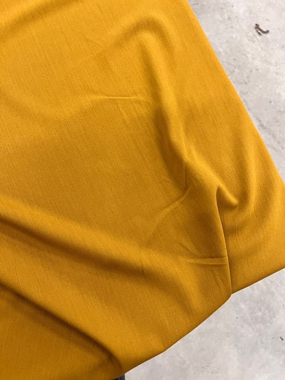 URI 010 mustard wool blended drape
