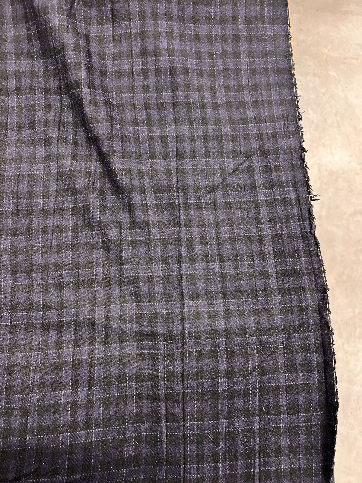URI 011 premium heavyweight wool blended jersey checkered