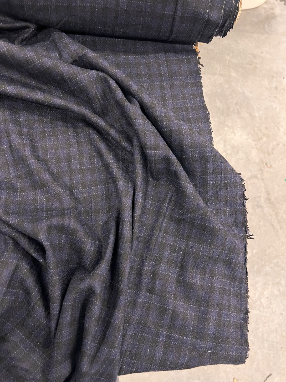 URI 011 premium heavyweight wool blended jersey checkered