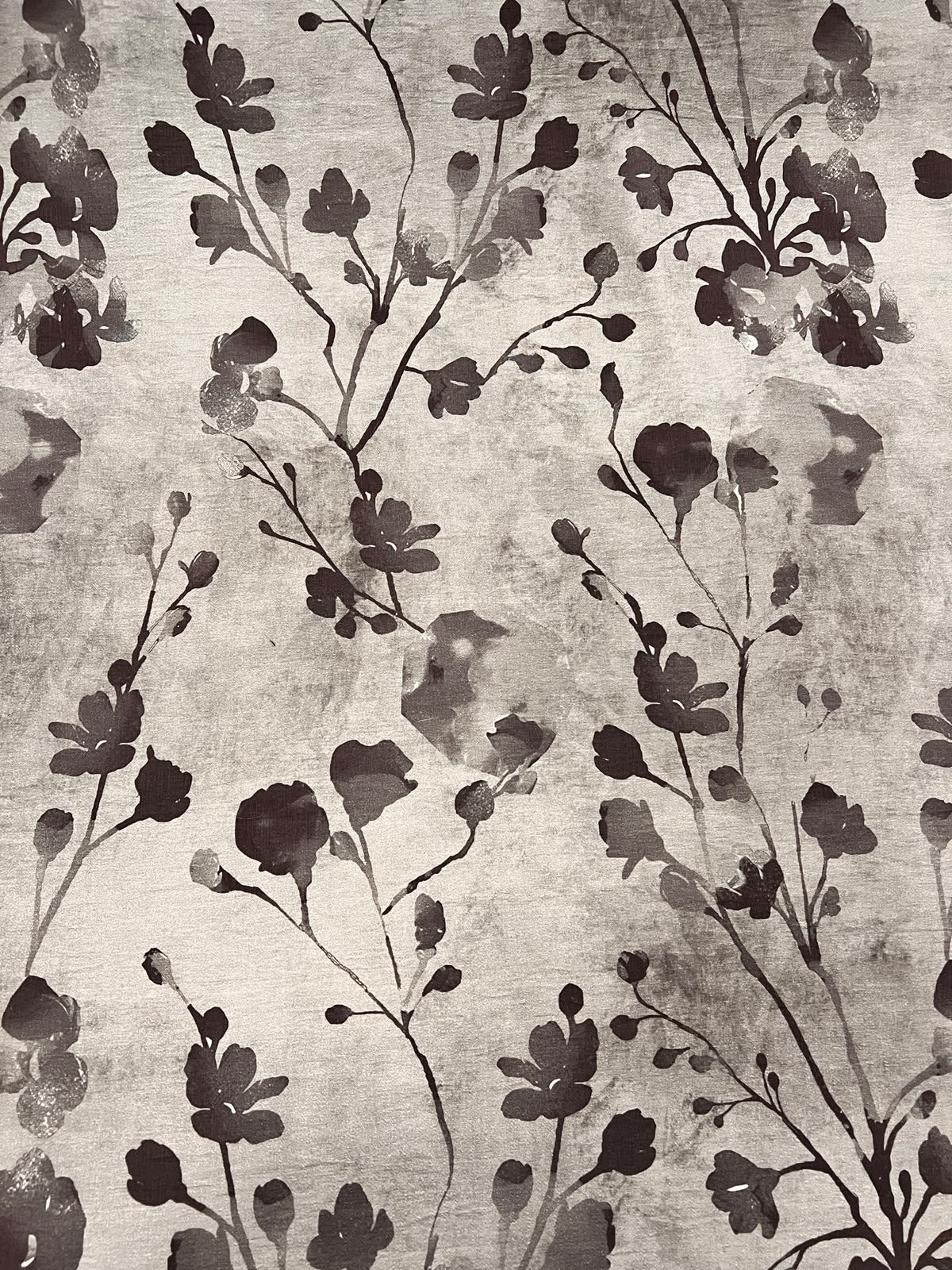 URI 014 AOP floral crepe grey&black