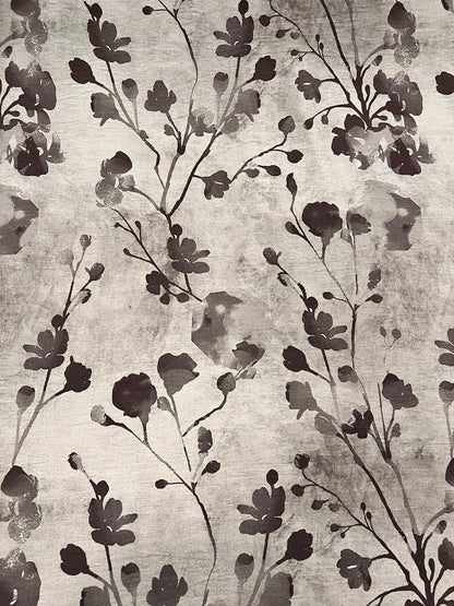 URI 014 AOP floral crepe grey&black