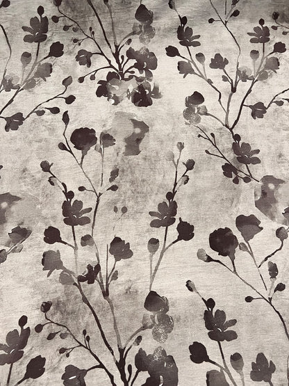 URI 014 AOP floral crepe grey&black