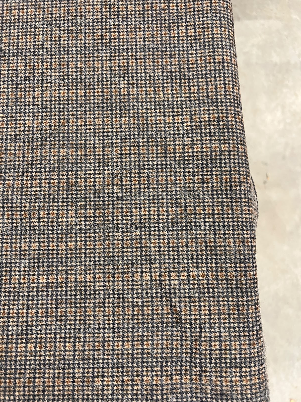 URI 017 double-face houndstooth wool blended heavy jersey