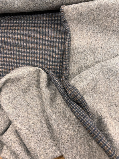 URI 017 double-face houndstooth wool blended heavy jersey