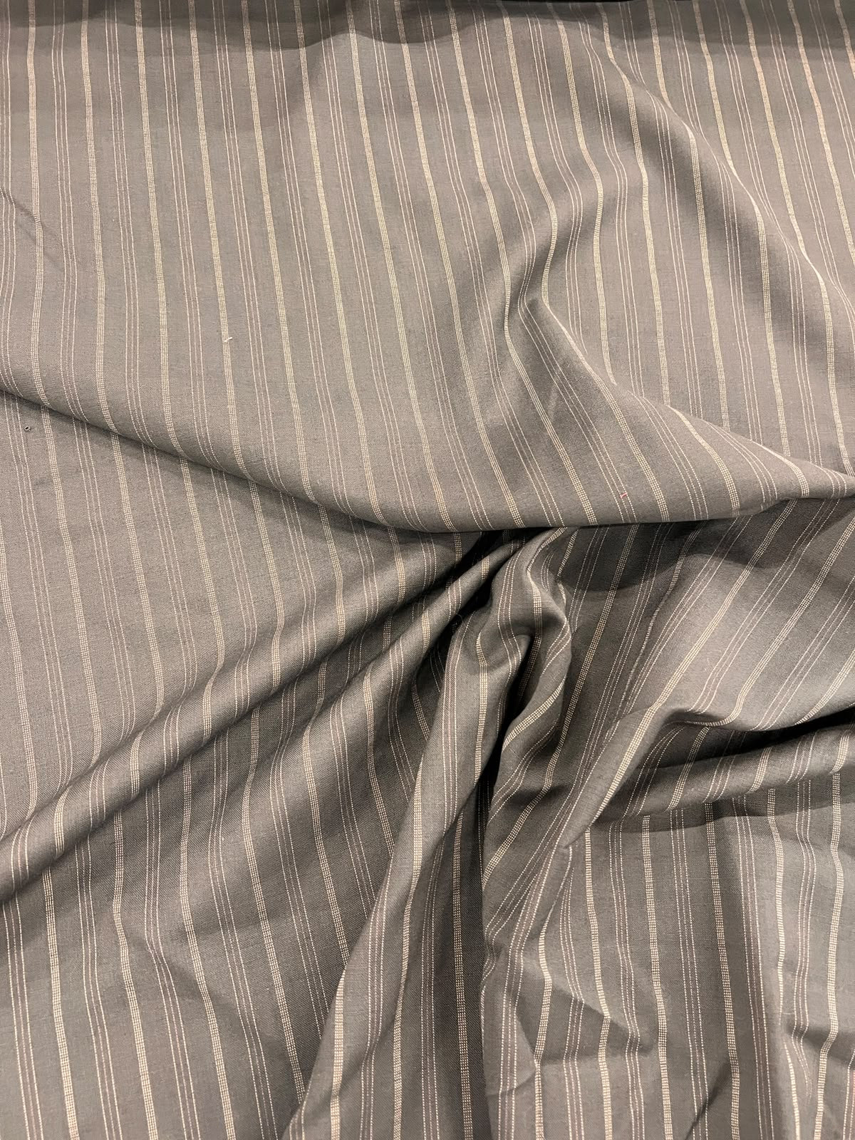 URI 020 yarn dyed wool blended suiting fabric khaky&ecru
