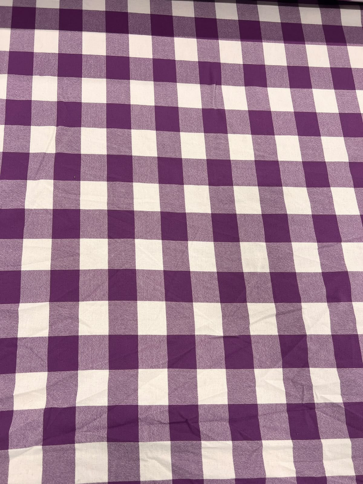 ZOE 096  purple buffalo gingham check