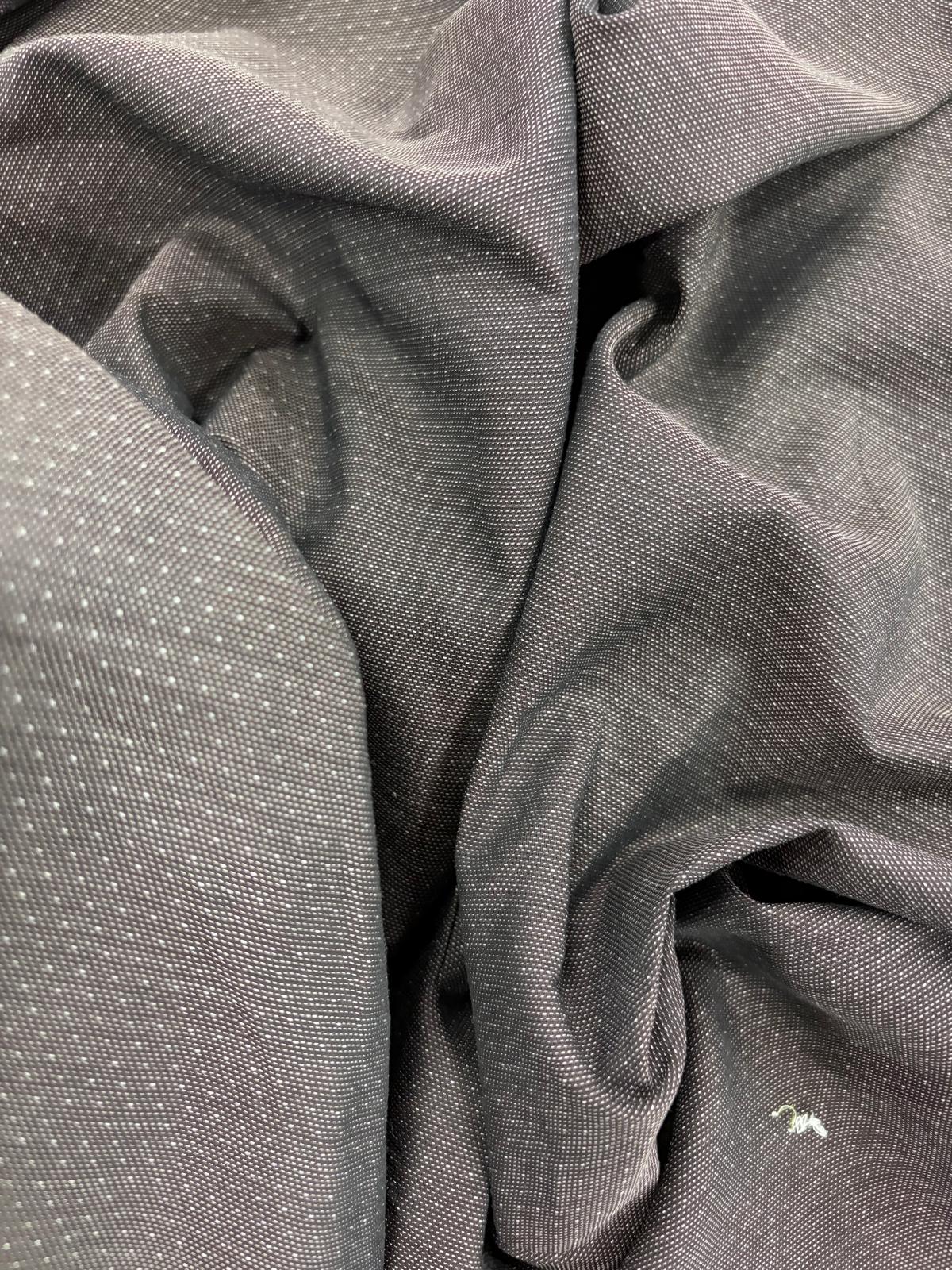 DRACO 034 pin-dot lightweight cotton shirting fabric
