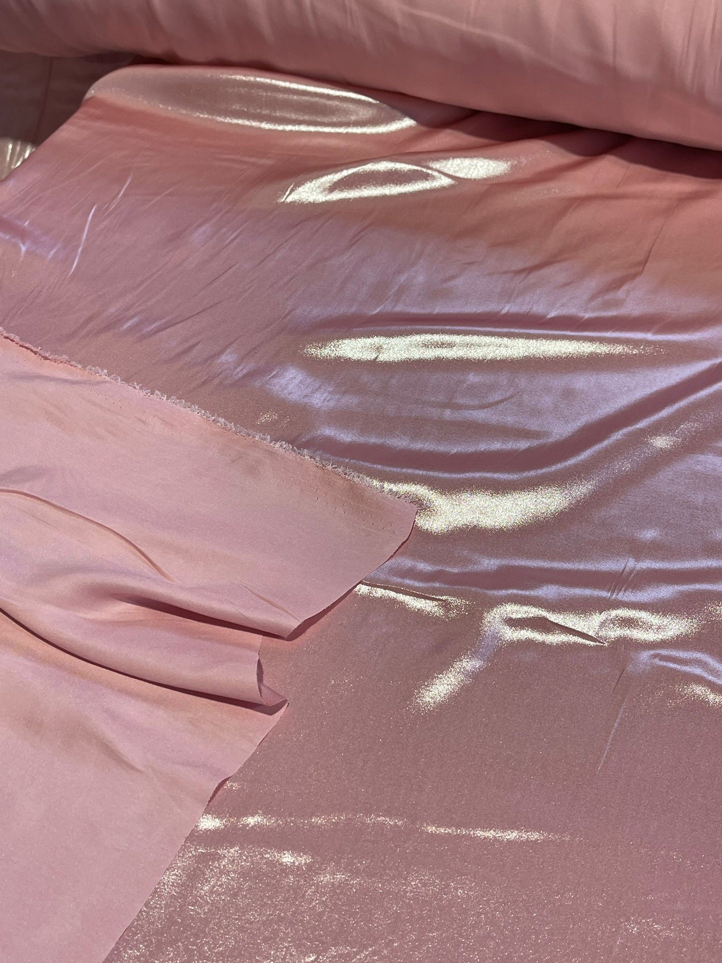 LUX intense pink shiny polyester fabric