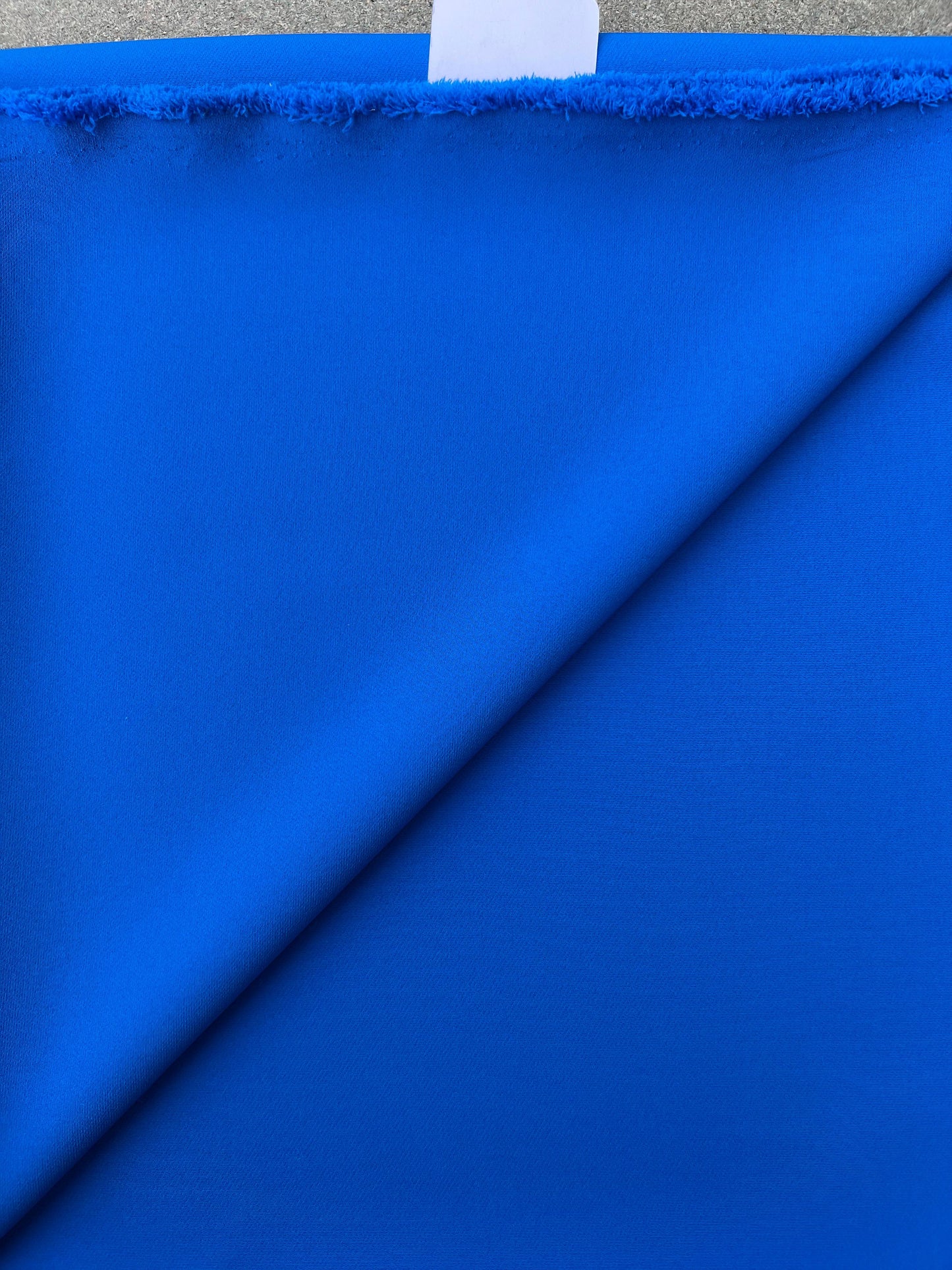 PREM10045 soft and compact royal blue twill Marina Rinaldi